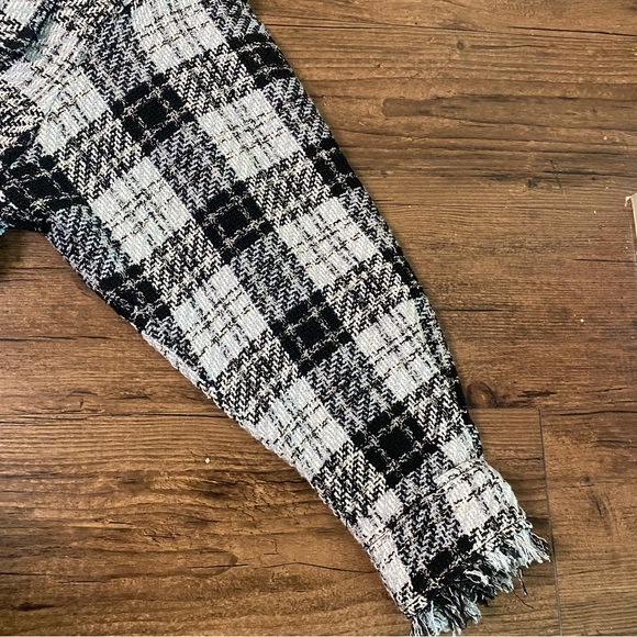 Zara Plaid Shacket small black/white - Picture 8 of 8